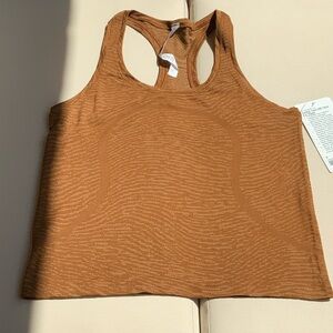 lululemon athletica Tan Racerback Tank Top